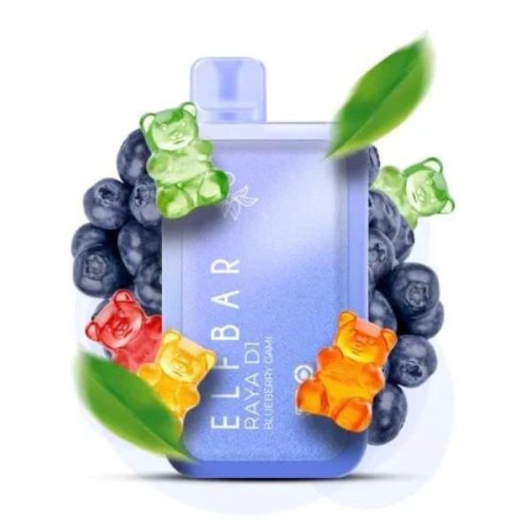 Elf Bar Raya D1 - blueberry_gami_