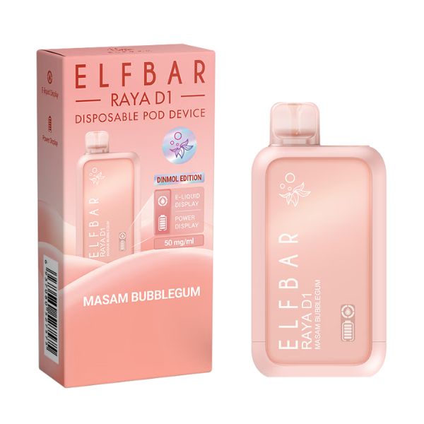 Elf Bar Raya D1- masam_bubblegum
