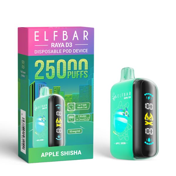 Elf bar Raya D3 25000 Puffs Disposable Vape India