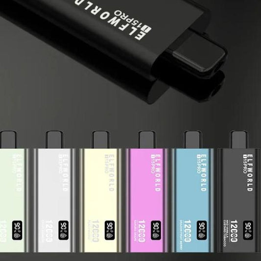 elfworld i15pro 12000 puffs disposable vape vapeandpuff