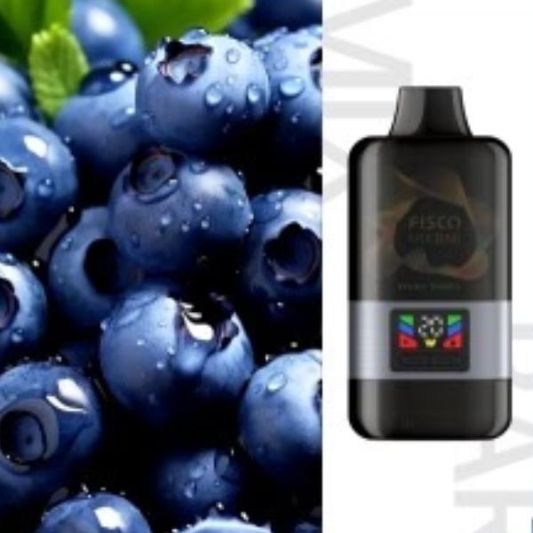 fisco mix bar 16k puffs disposable vape vapeandpuff blue razz