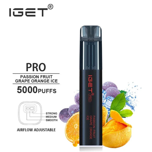 iget pro 5000 puff disposable vape vapeandpuff
