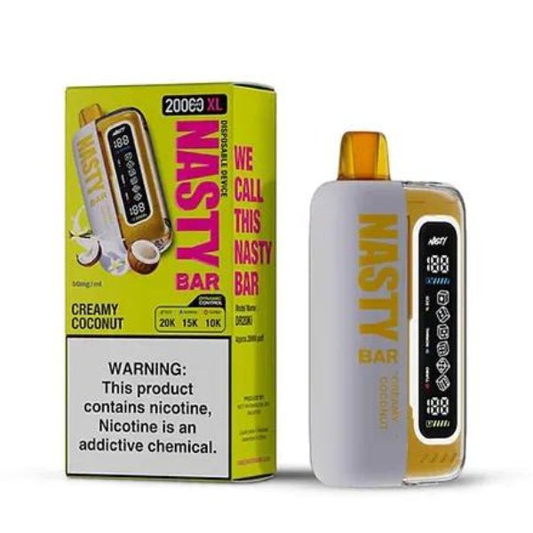 nasty bar xl 20k vape - Creamy Coconut
