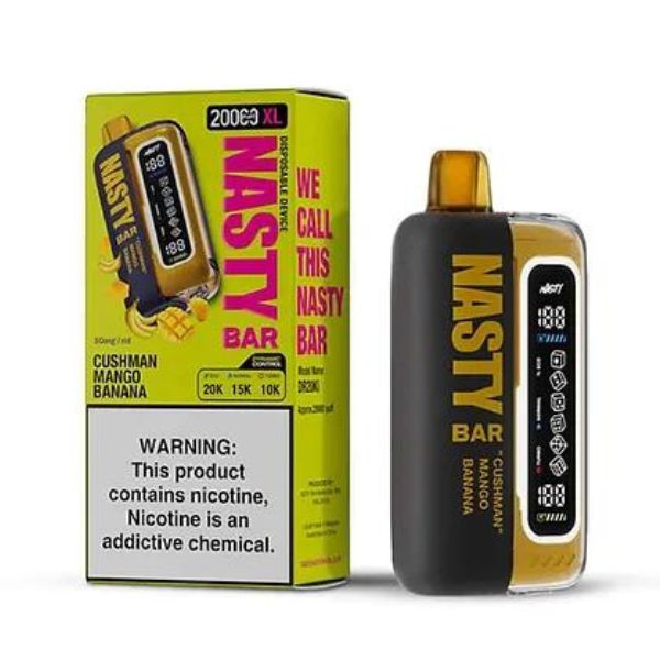 nasty bar xl 20k vape- Crushman Mango Banana