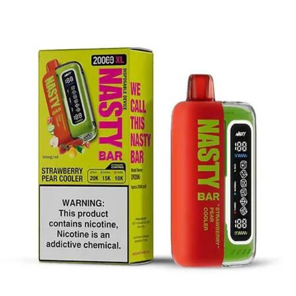 nasty bar xl 20k vape- Strawberry pear cooler
