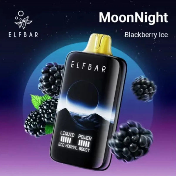 Elf Bar Moon Night 40K puffs Vape Blackberry ice flavor