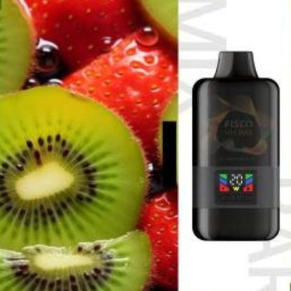 fisco mix bar 16k puffs disposable vape vapeandpuff strawberry kiwi